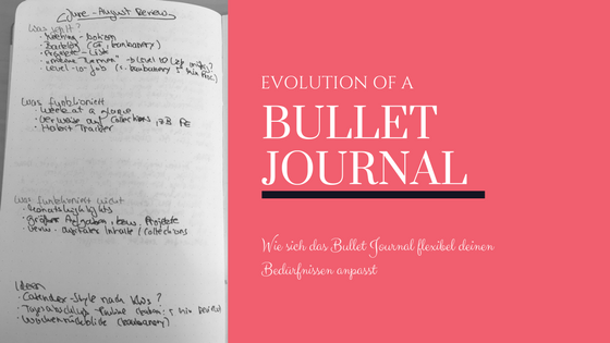 Bullet Journal Evolution